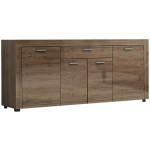 Μπουφές Joseph  χρώμα καρυδί 177x40x76εκ. - Image 3