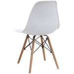 Σετ τραπεζαρία 5τμχ Darlen - Nova  χρώμα λευκό 125x72x74εκ. - Image 3