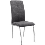 Σετ τραπεζαρία 5τμχ Darlen - Alma  χρώμα λευκό - γκρι 125x72x74εκ. - Image 2