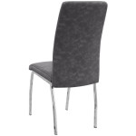 Σετ τραπεζαρία 5τμχ Darlen - Alma  χρώμα λευκό - γκρι 125x72x74εκ. - Image 3