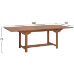 ΣΕΤ ΤΡΑΠΕΖΑΡΙΑΣ CRANDER HM21288 ΤΡΑΠΕΖΙ & 6 ΠΟΛΥΘΡΟΝΕΣ ΠΤΥΣΣΟΜΕΝΕΣ-ΤΕΑΚ - Image 2