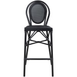 ΣΚΑΜΠΟ ΑΛΟΥΜΙΝΙΟΥ AZARIA HM5060 BAMBOO LOOK ΜΑΥΡΟ ΜΕ TEXTLINE 44x52x115Υεκ. - Image 2