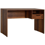 Γραφείο εργασίας με κλειδαριά Concept  χρώμα καρυδί 120x60x75εκ.