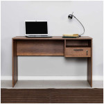 Γραφείο εργασίας με κλειδαριά Concept  χρώμα καρυδί 120x60x75εκ. - Image 3