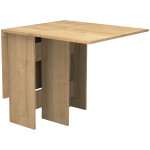 Τραπέζι Pepe  επεκτεινόμενο χρώμα φυσικό οξιάς 28(56+56)x77x75εκ. - Image 3