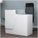 Γραφείο υποδοχής - reception Merlin  χρώμα λευκό 110x50x101,8εκ.