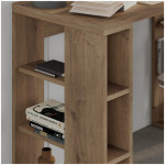 Γραφείο εργασίας Colmar  χρώμα ανοιχτό καρυδί 106x50x75εκ. - Image 3