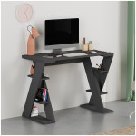 Γραφείο εργασίας Papillon  χρώμα ανθρακί 106x50x75εκ