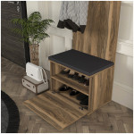 Έπιπλο εισόδου Track  χρώμα καρυδί 60x38,2x190εκ. - Image 3