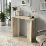 Κονσόλα Mara  χρώμα travertine 90x29,6x91,8εκ. - Image 2