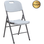 Καρέκλα catering - συνεδρίου Capri  πτυσσόμενη χρώμα λευκό του πάγου 45x50x88εκ.