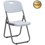 Καρέκλα catering - συνεδρίου Capri  πτυσσόμενη χρώμα λευκό του πάγου 45x50x88εκ.