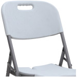 Καρέκλα catering - συνεδρίου Capri  πτυσσόμενη χρώμα λευκό του πάγου 45x50x88εκ. - Image 3