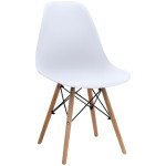 Σετ τραπεζαρία 5τμχ Darlen - Nova  χρώμα sencron black - λευκό 125x72x74εκ. - Image 2