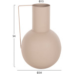 ΔΙΑΚΟΣΜΗΤΙΚΟ BAZO FLAGON HM4259.01 ΜΕΤΑΛΛΟ ΣΕ ΕΚΡΟΥ Φ34x54Υ εκ. - Image 2