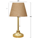 ΦΩΤΙΣΤΙΚΟ ΕΠΙΤΡΑΠΕΖΙΟ HM7592.01 ΧΡΥΣΟ-ΜΠΕΖ - Image 2