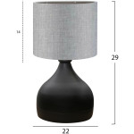 ΦΩΤΙΣΤΙΚΟ ΕΠΙΤΡΑΠΕΖΙΟ HM7593.03 ΓΚΡΙ Φ18,5x45Υεκ. - Image 2