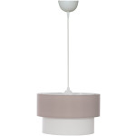 ΦΩΤΙΣΤΙΚΟ ΟΡΟΦΗΣ ME ΔΙΠΛΟ ΚΥΛΙΝΔΡΙΚΟ ΚΑΠΕΛΟ ΜΠΕΖ-ΕΚΡΟΥ Φ30x80Yεκ.HM7619.04