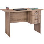 ΓΡΑΦΕΙΟ ΜΕΛΑΜΙΝΗΣ HAYDEN 120x60x75Υεκ. ΜΕ 3 ΣΥΡΤΑΡΙΑ ΣΕ ΧΡΩΜΑ SONAMA HM2268.02