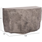 ΚΟΝΣΟΛΑ ΒΡΑΧΟΣ INTERON HM18152.03 FIBER CEMENT ΣΕ ΓΚΡΙ--120x50x71Υεκ. - Image 2