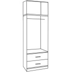 ΝΤΟΥΛΑΠΑ 2ΦΥΛΛΗ ME ΠΑΤΑΡΙ Κ 2 ΣΥΡΤΑΡΙΑ SONAMA 80Χ42Χ241εκ. HM11222.02 - Image 2