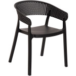 ΠΟΛΥΘΡΟΝΑ ΠΟΛΥΠΡΟΠΥΛΕΝΙΟΥ PERFOE HM5941.02 ΜΑΥΡΗ 56x50x73Υ εκ.