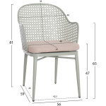 ΣΕΤ LOUNGE 3TMX ΕΞ.ΧΩΡΟΥ OREGO HM21107.06 ΑΛΟΥΜΙΝΙΟ & ΜΕΤΑΛΛΟ ΣΕ ΦΥΣΤΙΚΙ - Image 2