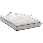 ΣΤΡΩΜΑ DREAMTOPIA ΣΕΙΡΑ ATLAS HM654.150 BONNELL SPRING 150x200x20Y εκ. - Image 2