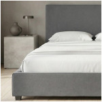 Κρεβάτι Verona  υφασμάτινο με αποθηκευτικό χώρο χρώμα ανθρακί 160x200εκ. - Image 3