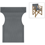 Διάτρητο πανί επαγγελματικό για πολυθρόνα σκηνοθέτη χρώματος μαύρο