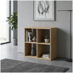 Βιβλιοθήκη Cube  χρώμα sapphire oak 60x30x60εκ. - Image 2