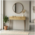 Κονσόλα Alis  χρώμα sapphire oak 110x29x88εκ.