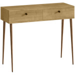 Κονσόλα Alis  χρώμα sapphire oak 110x29x88εκ. - Image 3