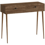 Κονσόλα Alis  χρώμα καρυδί 110x29x88εκ. - Image 3