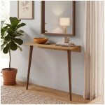 Κονσόλα επιτοίχια Moca  χρώμα sapphire oak 60x22x77εκ.