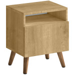 Κομοδίνο Sole  χρώμα sapphire oak 40x30x47,6εκ. - Image 3