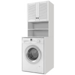 Έπιπλο πλυντηρίου Femur  χρώμα λευκό 66x55x180εκ.