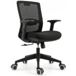 Ανταλλακτικά Ροδάκια  για καρέκλες γραφείου σετ 5 τμχ χρώμα μαύρο - λευκό - Image 3