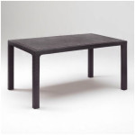 Τραπέζι πολυπροπυλενίου Kalan  χρώμα καφέ 150x90x75εκ. - Image 3