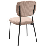 Σετ τραπεζαρία 5τμχ Darlen - Kevin  χρώμα sapphire oak - μόκα 125x72x74εκ. - Image 3