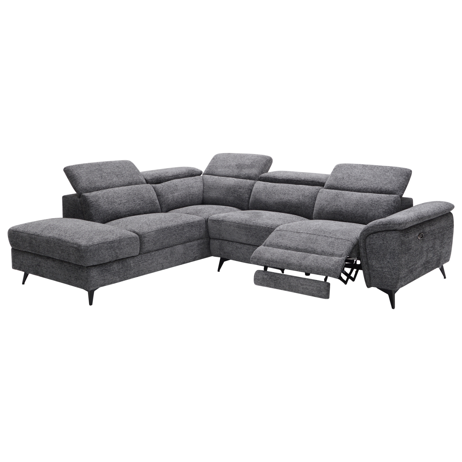 ΚΑΝΑΠΕΣ ΑΡΙΣΤΕΡΗ ΓΩΝΙΑ-ΑΝΑΚΛΙΣΗ & ΑΠΟΘ.ΧΩΡΟΣ-RESTRO HM3339.02L ΜΠΕΖ ΥΦΑΣΜΑ 290x220x80Υεκ