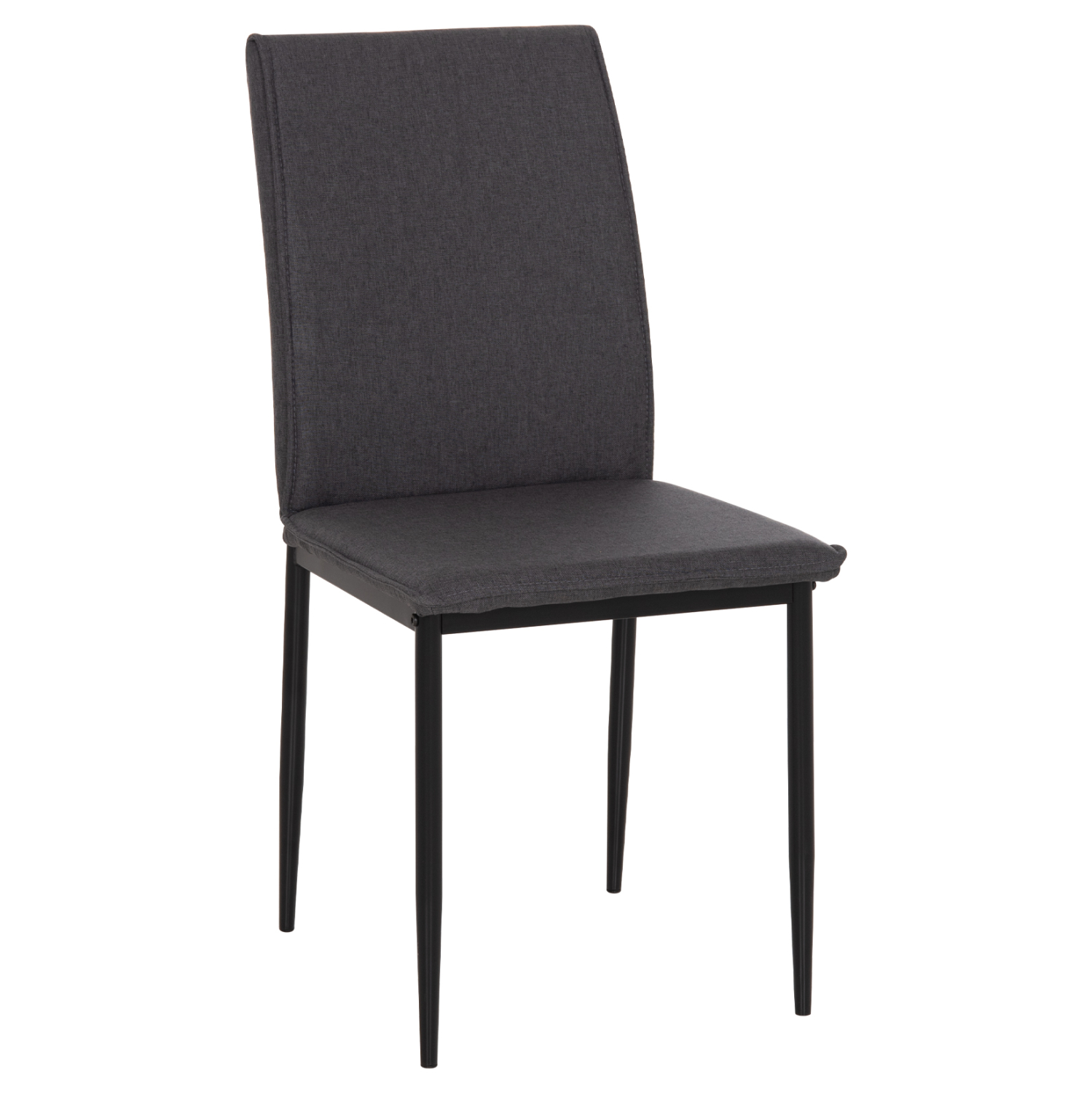 ΚΑΡΕΚΛΑ ΤΡΑΠΕΖΑΡΙΑΣ PERKY HM18347.01 ΓΚΡΙ ΥΦΑΣΜΑ-ΜΕΤΑΛ. ΠΟΔΙΑ ΜΑΥΡΑ 44x60x87Υεκ