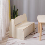 ΠΑΓΚΑΚΙ ΠΑΙΔΙΚΟ ΜΕ ΑΠΟΘ.ΧΩΡΟ RICKI HM18342.01 MDF & ΚΟΝΤΡΑΠΛΑΚΕ ΦΥΣΙΚΟ 63x43x47Υεκ - Image 2