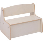 ΠΑΓΚΑΚΙ ΠΑΙΔΙΚΟ ΜΕ ΑΠΟΘ.ΧΩΡΟ RICKI HM18342.01 MDF & ΚΟΝΤΡΑΠΛΑΚΕ ΦΥΣΙΚΟ 63x43x47Υεκ