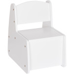 ΠΑΙΔΙΚΟ ΚΑΡΕΚΛΑΚΙ ΜΕ ΑΠΟΘ.ΧΩΡΟ RICKI HM18343.03 ΚΟΝΤΡΑΠΛΑΚΕ/MDF ΛΕΥΚΟ 33x43x47Υεκ