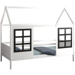 ΠΑΙΔΙΚΟ ΚΡΕΒΑΤΙ τ.MONTESSORI DOMER HM742.01 ΞΥΛΟ ΠΕΥΚΟΥ ΛΕΥΚΟ--ΓΙΑ 90x190εκ