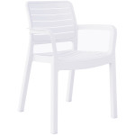 ΠΟΛΥΘΡΟΝΑ ΕΞΩΤ.ΧΩΡΟΥ FLAN HM6369.01 ΛΕΥΚΟ ΠΟΛΥΠΡΟΠΥΛΕΝΙΟ 57x56x82.5Yεκ.