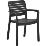 ΠΟΛΥΘΡΟΝΑ ΕΞΩΤ.ΧΩΡΟΥ FLAN HM6369.02 ΜΑΥΡΟ ΠΟΛΥΠΡΟΠΥΛΕΝΙΟ 57x56x82.5Yεκ.