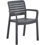 ΠΟΛΥΘΡΟΝΑ ΕΞΩΤ.ΧΩΡΟΥ FLAN HM6369.10 ΓΚΡΙ ΠΟΛΥΠΡΟΠΥΛΕΝΙΟ 57x56x82.5Yεκ.