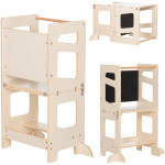 ΠΥΡΓΟΣ ΕΚΜΑΘΗΣΗΣ ΜΕ ΠΙΝΑΚΑ RICKI HM18344.01 ΞΥΛΟ ΠΕΥΚΟΥ ΦΥΣΙΚΟ 43x32x84Υεκ